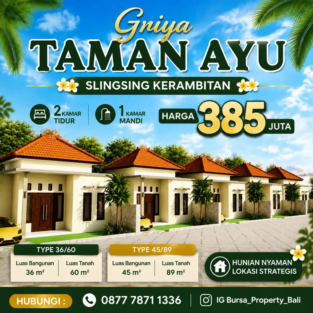 Rumah Baru Lokasi Tabanan