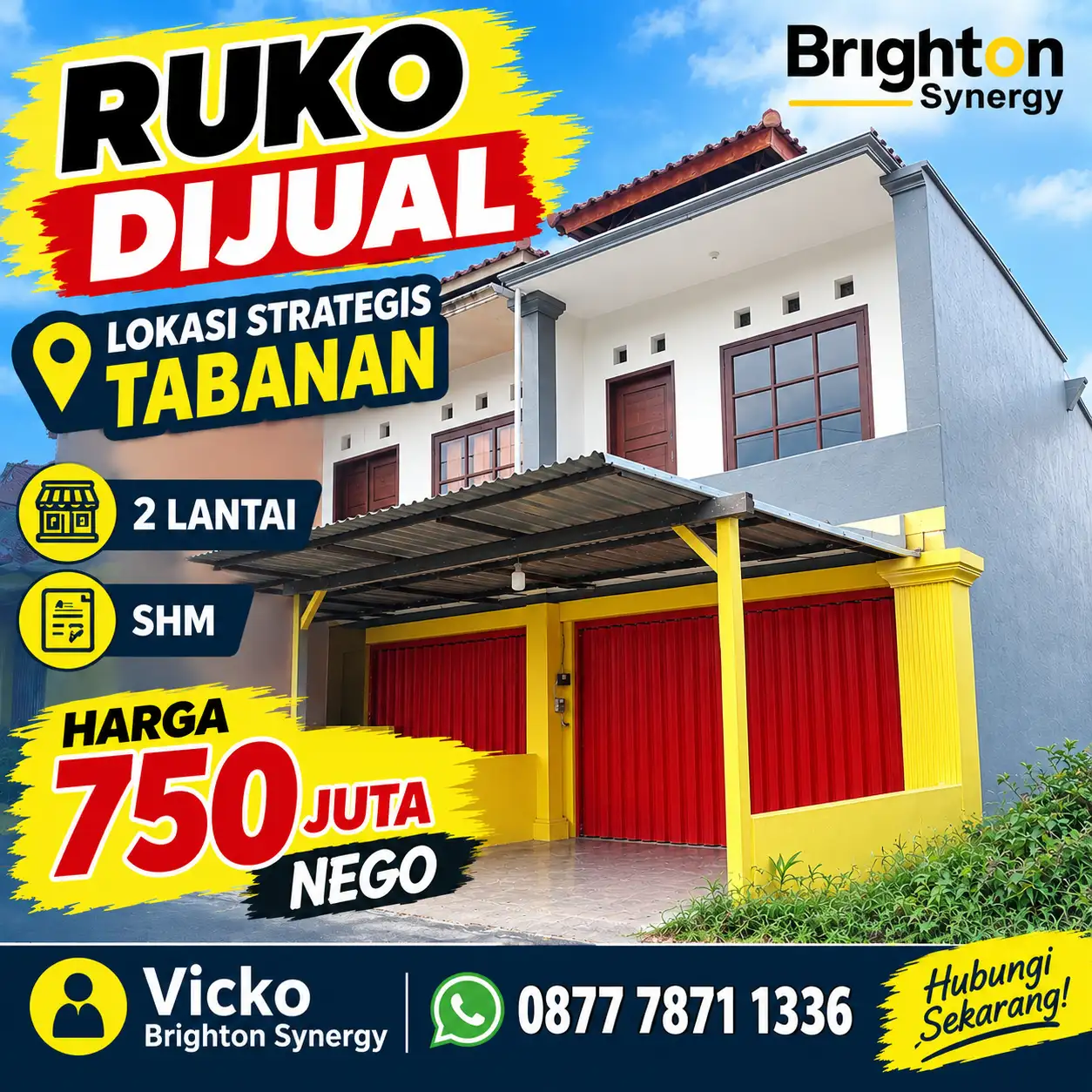 Ruko Dijual Lokasi Tabanan