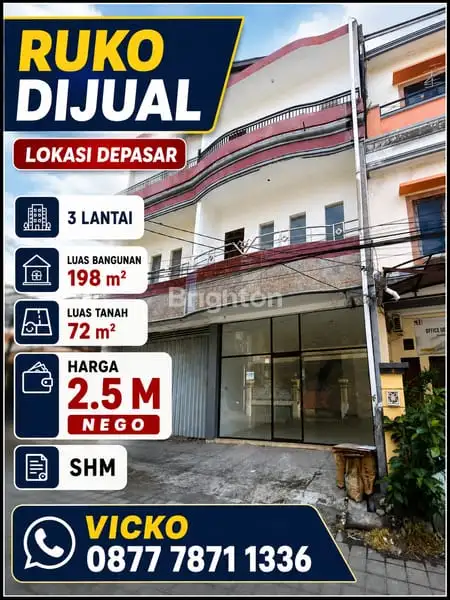 Ruko Dijual Lokasi Denpasar