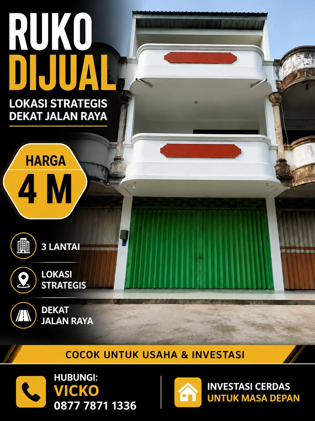 Ruko Dijual Lokasi Tabanan