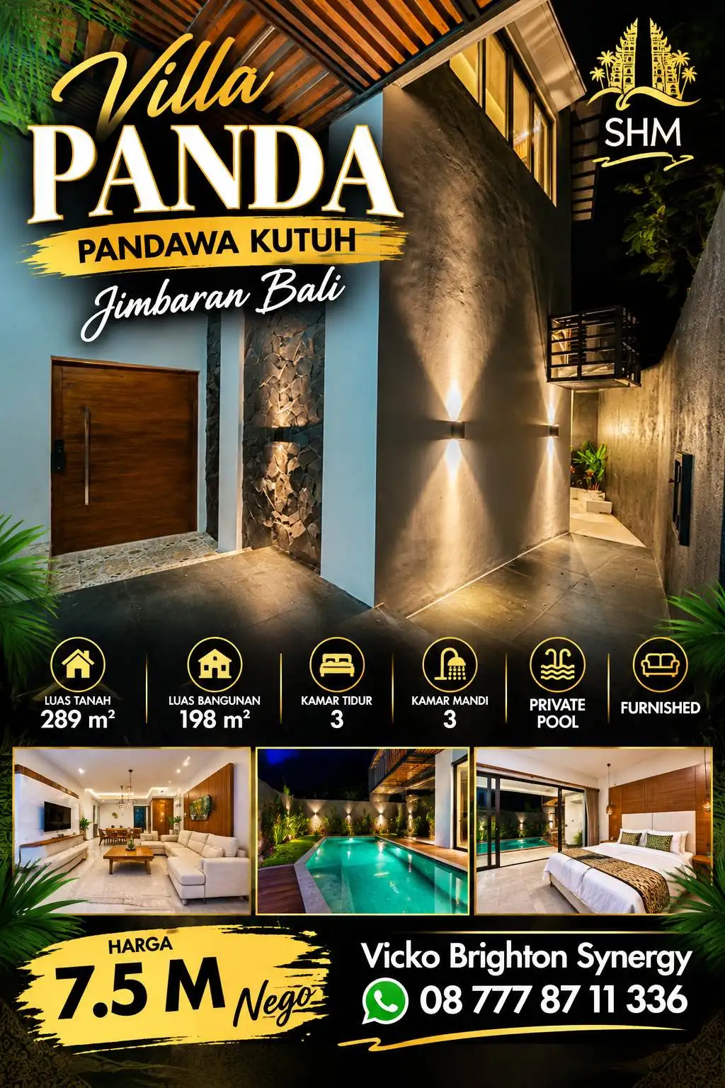 Villa Dijual Lokasi Jimbaran