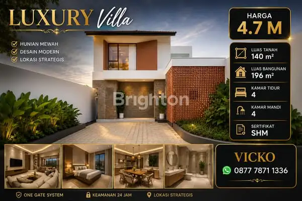 Villa Baru Lokasi Sanur Denpasar